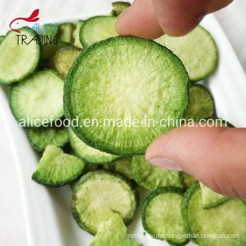 Health Snacks Food Vacuum Fried Vegetables Vf Green Radish Chip